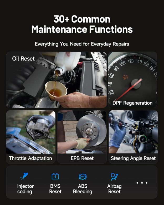 TOPDON Topscan Master OBD2 Scanner Bluetooth, 2026 Wireless Bidirectional Scan Tool, All System Diagnostic Tool for iOS & Android, 30+ Resets, FCA AutoAuth, CAN-FD/DoIP, Upgraded Version of TopScan