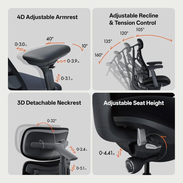 LiberNovo Omni Dynamic Ergonomic Chair