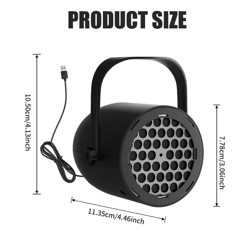 Christmas LED Projector Light — 16 Dynamic Patterns, USB Powered