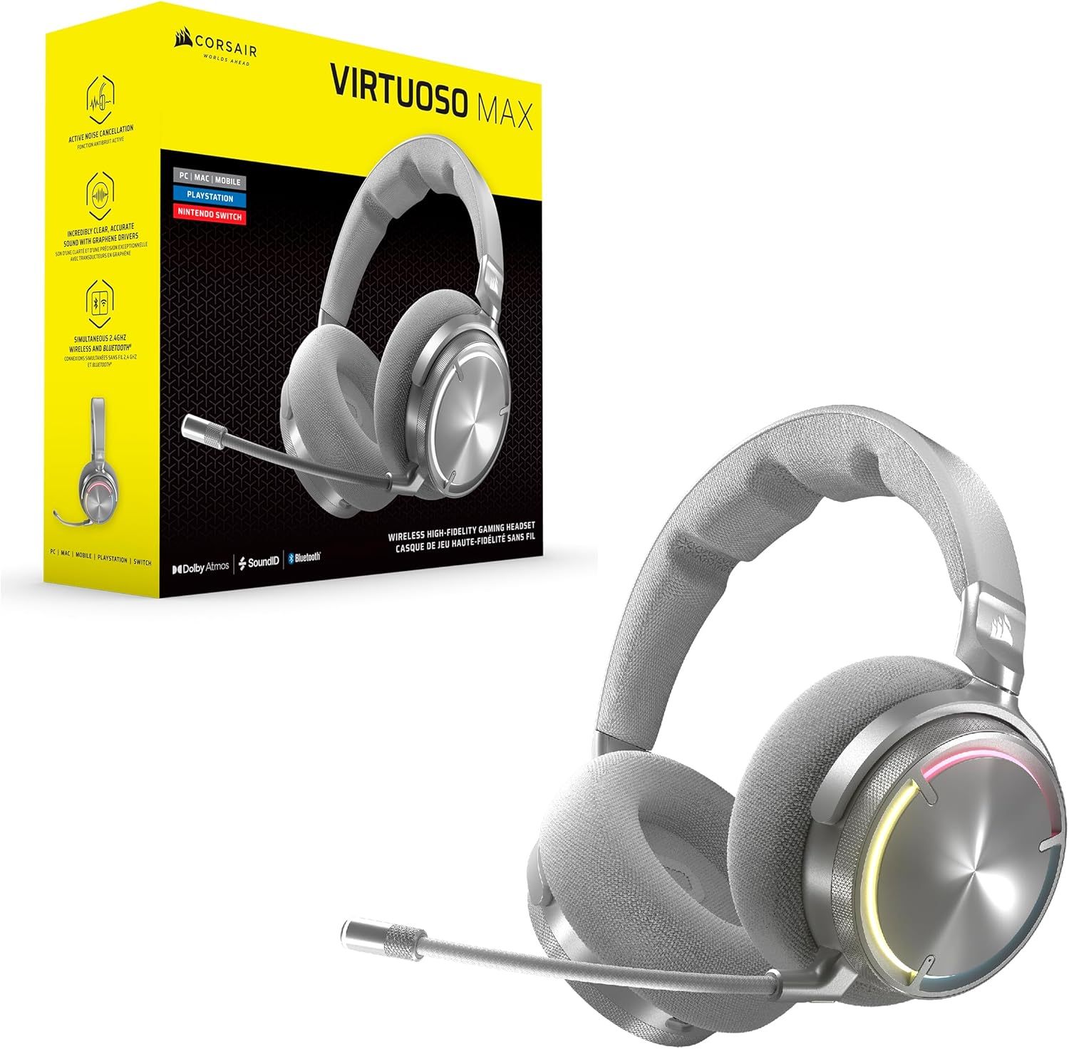 🏴‍☠️VIRTUOSO MAX WIRELESS Gaming Headset, Carbon
