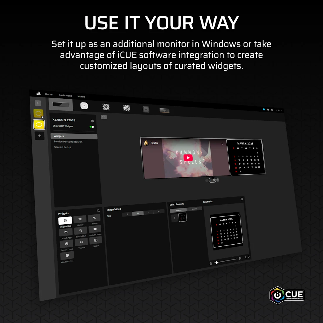 CORSAIR XENEON EDGE 14.5" LCD Touchscreen