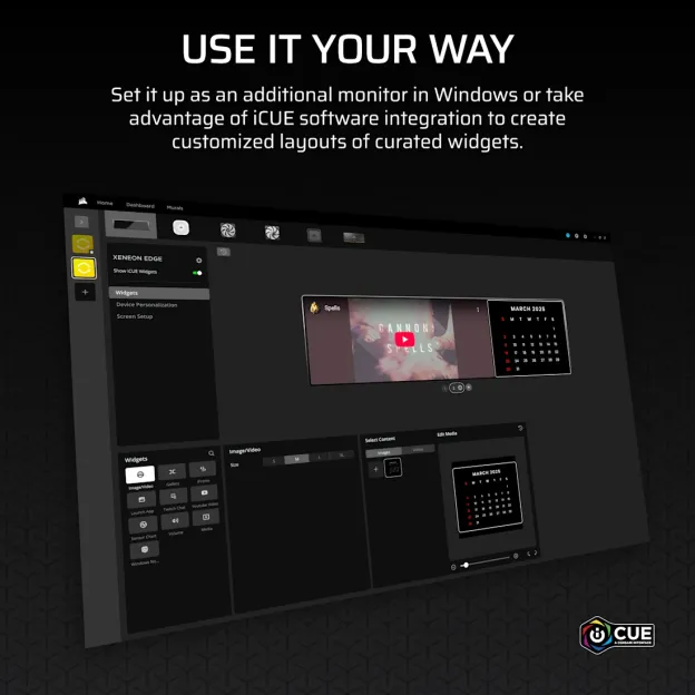 CORSAIR XENEON EDGE 14.5" LCD Touchscreen