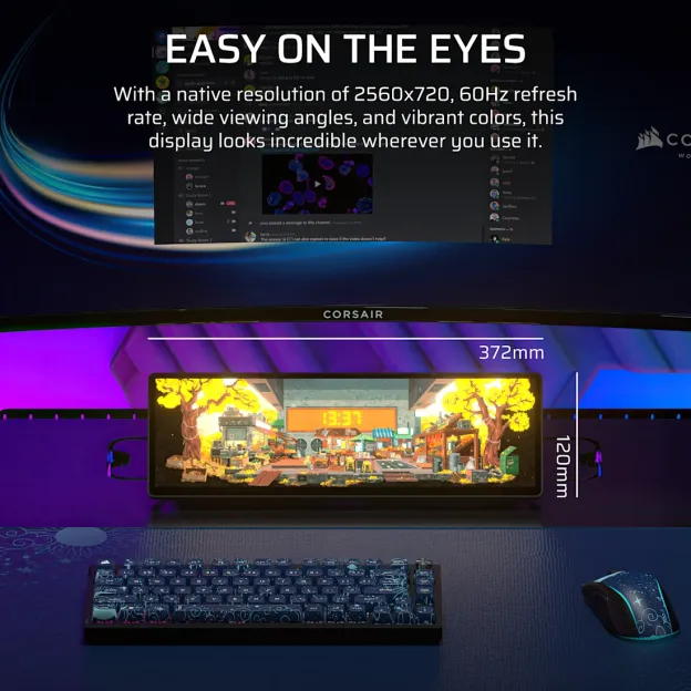 CORSAIR XENEON EDGE 14.5" LCD Touchscreen