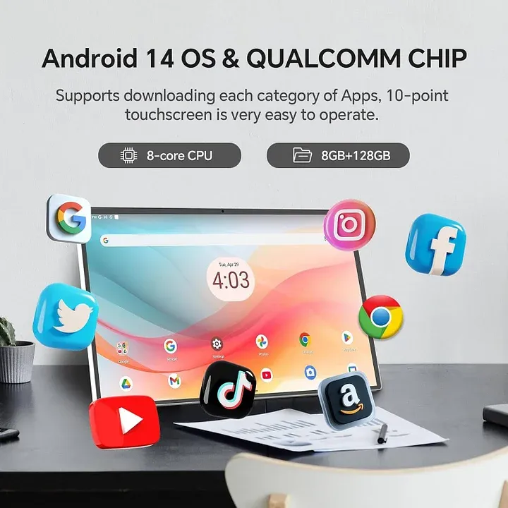 🔥24.5-Inch Smart Touch Portable TV