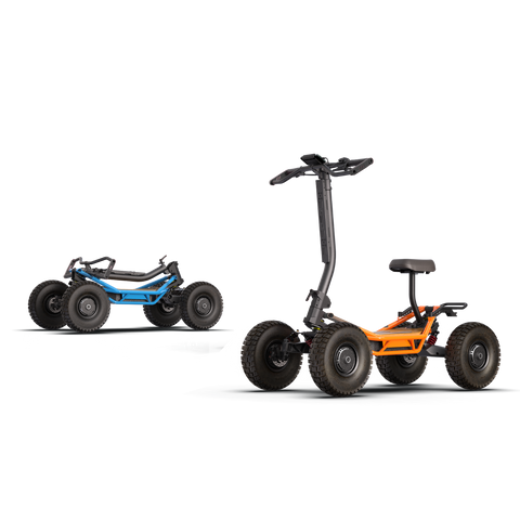 All Terrain 4WD Scooter with Foldable Saddle3200w/6400w 40ah