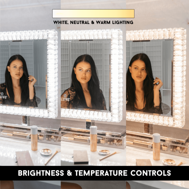 Diamond Vanity Mirror - Original - Luvo Store -  Vanity Mirrors