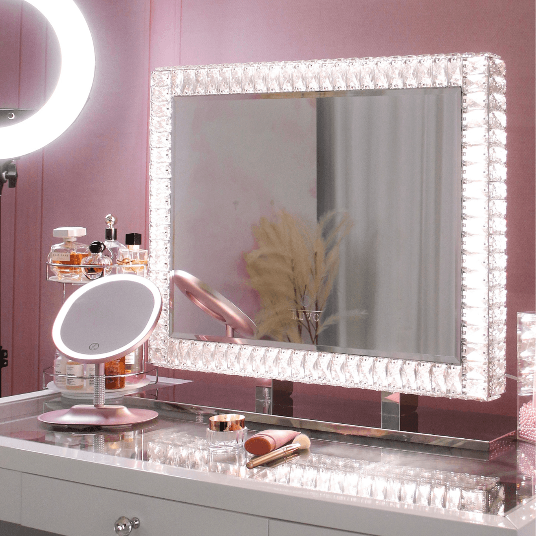 Diamond Vanity Mirror - Original - Luvo Store -  Vanity Mirrors