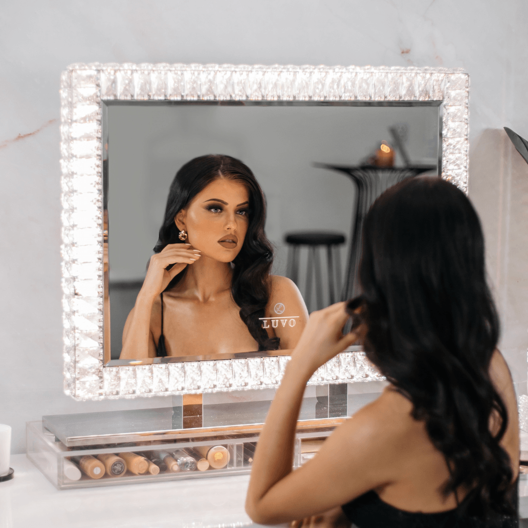 Diamond Vanity Mirror - Original - Luvo Store -  Vanity Mirrors