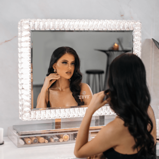 Diamond Vanity Mirror - Original - Luvo Store -  Vanity Mirrors
