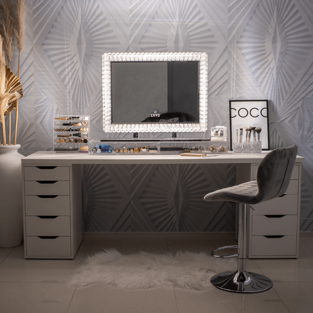 Diamond Vanity Mirror - Original - Luvo Store -  Vanity Mirrors