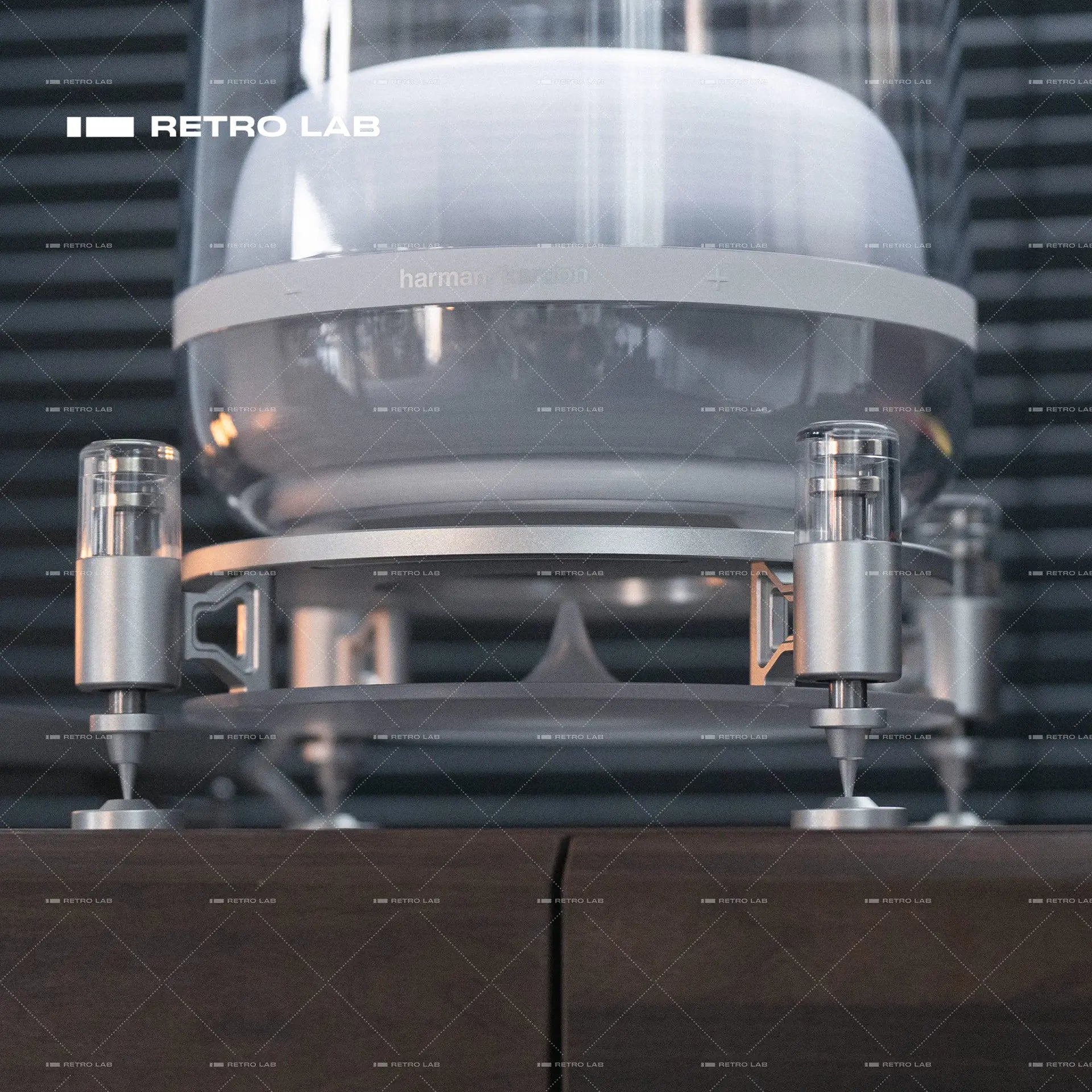 iretrolab Magnetic-Levitation Shock-Absorbing Speaker Stand for Harman Kardon