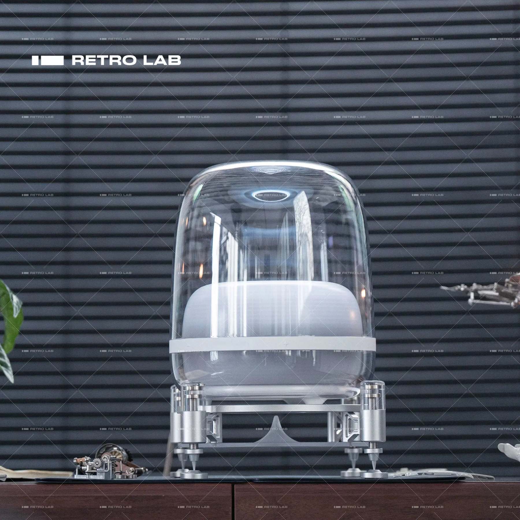 iretrolab Magnetic-Levitation Shock-Absorbing Speaker Stand for Harman Kardon