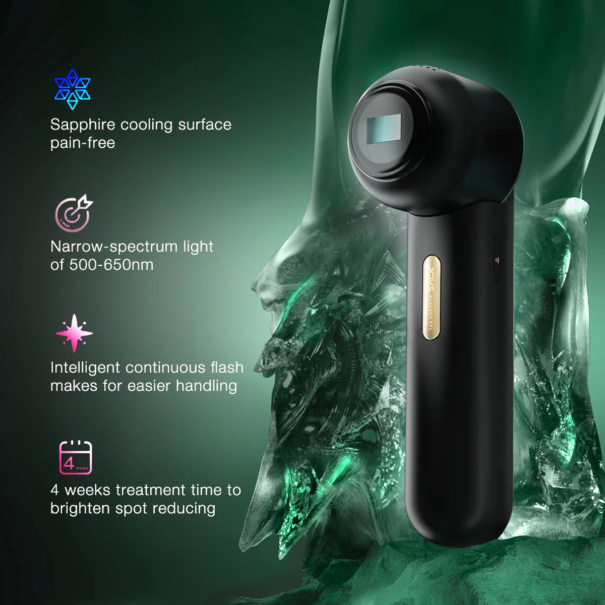 Blacken PRO DPL Photofacial Skincare Device