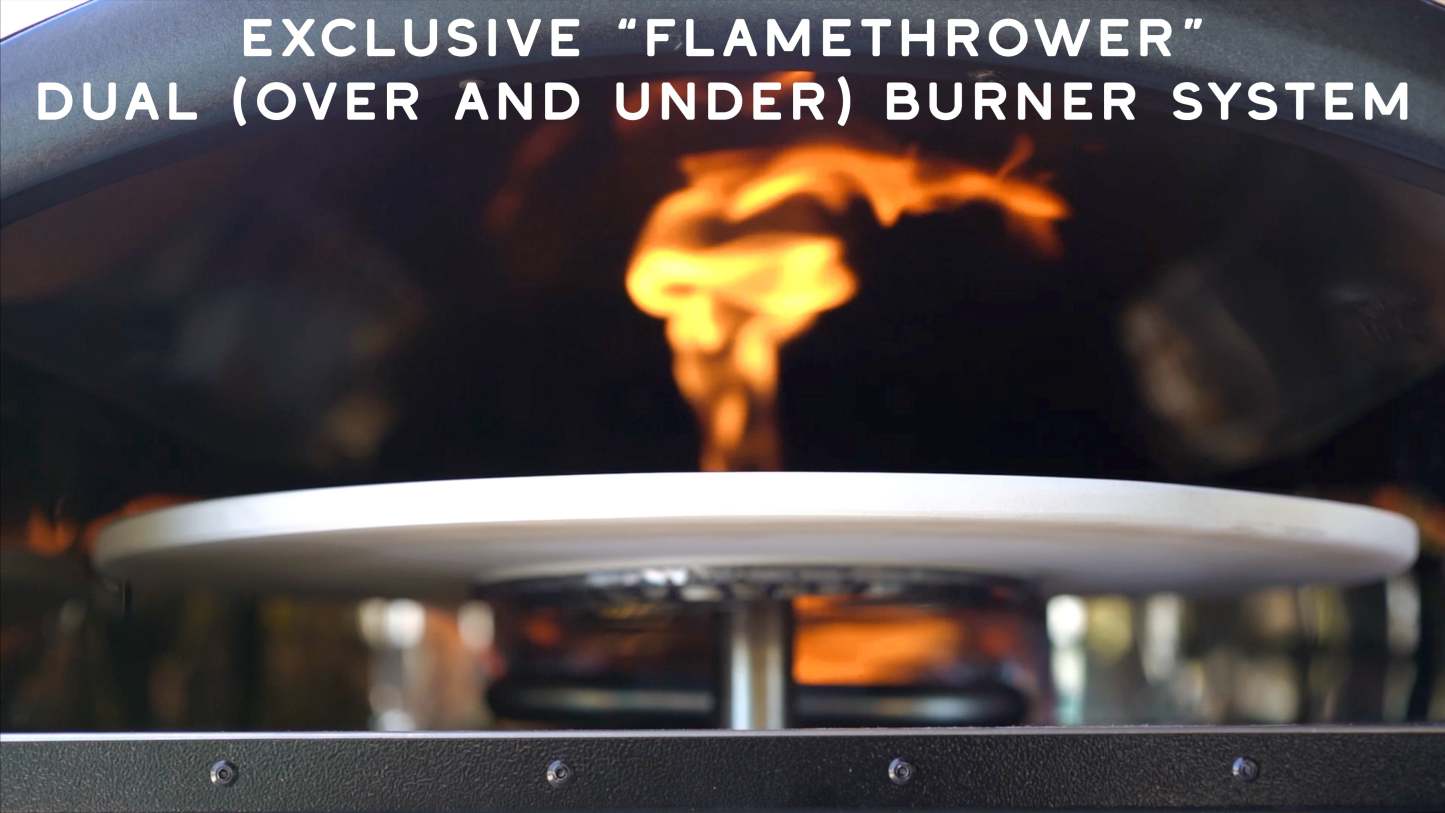 New Year Sale! - $200 Off – Bertello SimulFIRE 16” Rotating Outdoor Pizza Oven