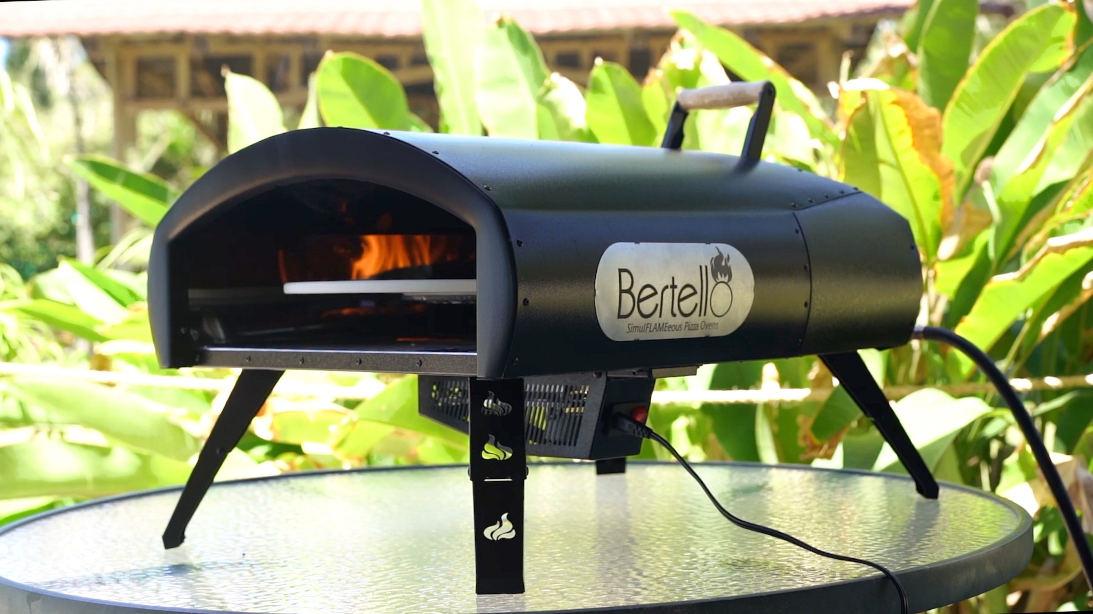 New Year Sale! - $200 Off – Bertello SimulFIRE 16” Rotating Outdoor Pizza Oven