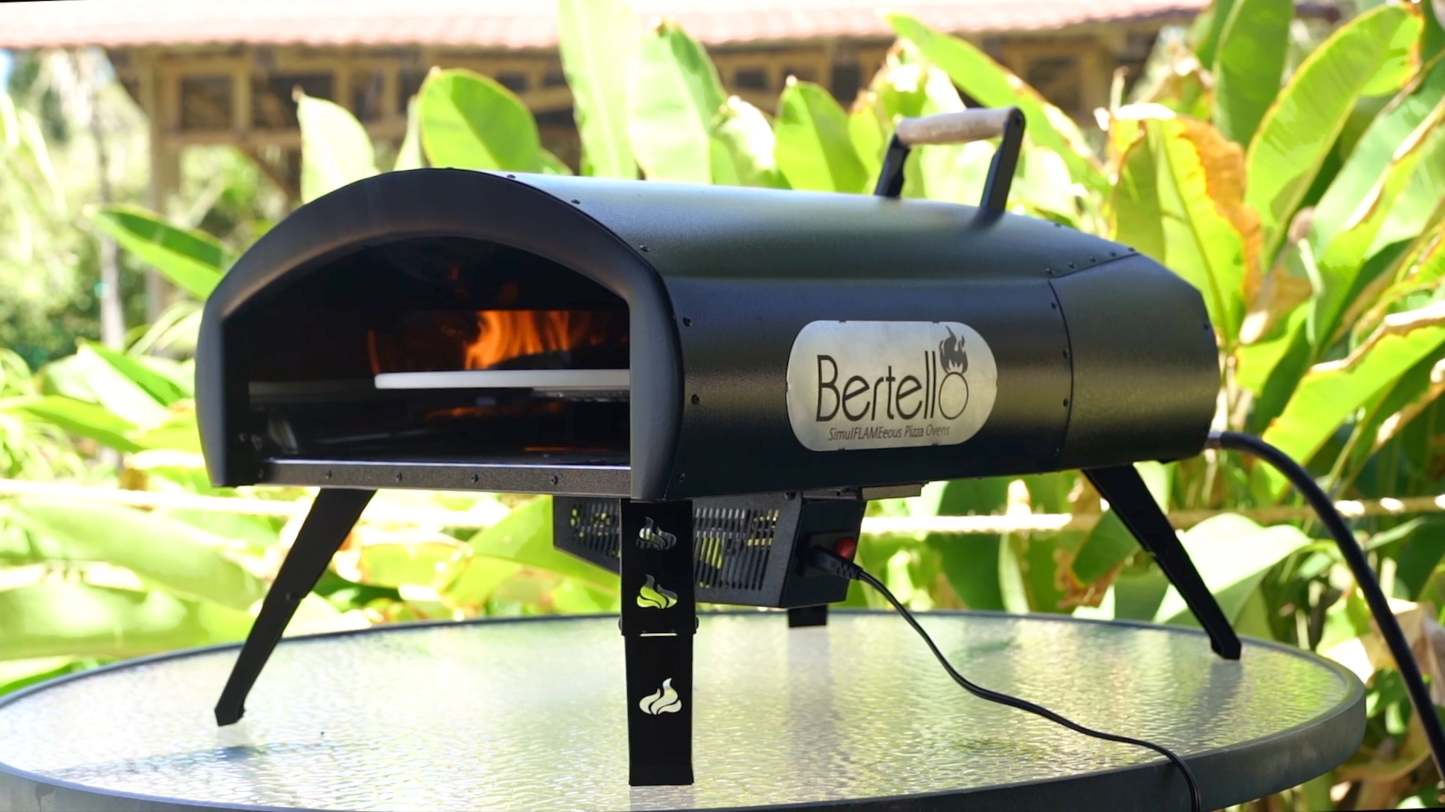 New Year Sale! - $200 Off – Bertello SimulFIRE 16” Rotating Outdoor Pizza Oven