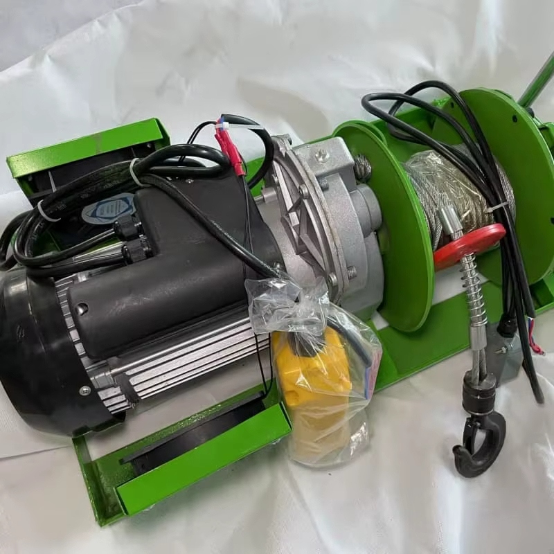 Industrial Electric Hoist 500kg High-Speed Pulley Heavy Duty Lifting CE Certified Winch Overhead Crane Workshop Hoist