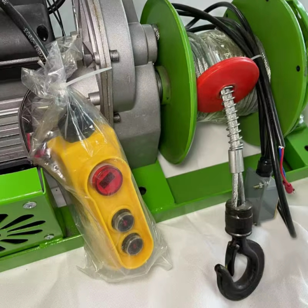 Industrial Electric Hoist 500kg High-Speed Pulley Heavy Duty Lifting CE Certified Winch Overhead Crane Workshop Hoist