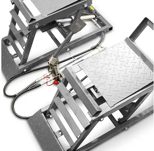 🔥Best seller  🚗Per Pair Capacity Hydraulic Underbody Access Car Lift with Ramp - 3,000 lbs