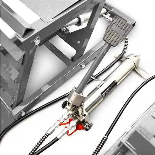 🔥Best seller  🚗Per Pair Capacity Hydraulic Underbody Access Car Lift with Ramp - 3,000 lbs