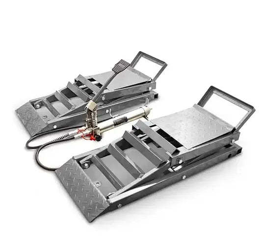 🔥Best seller  🚗Per Pair Capacity Hydraulic Underbody Access Car Lift with Ramp - 3,000 lbs