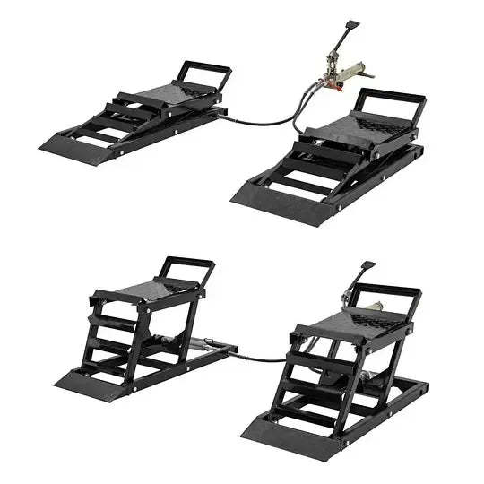 🔥Best seller  🚗Per Pair Capacity Hydraulic Underbody Access Car Lift with Ramp - 3,000 lbs