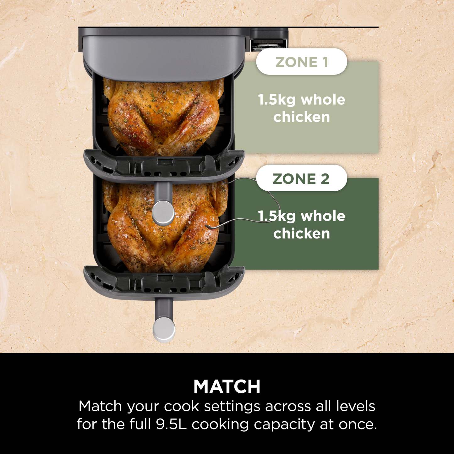 Ninja Double Stack XL 9.5L Air Fryer - SL451