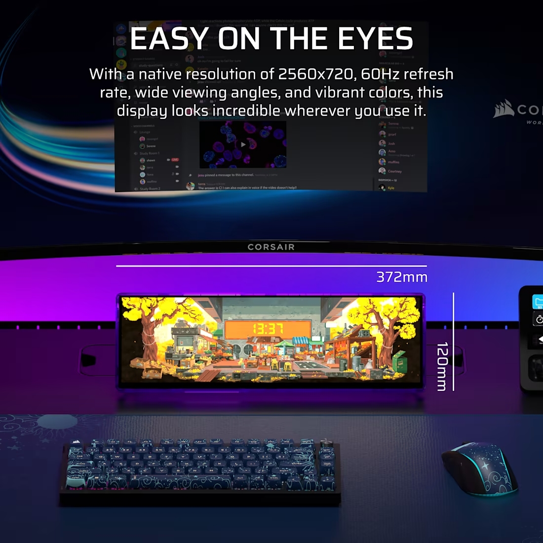 CORSAIR XENEON EDGE 14.5" LCD Touchscreen