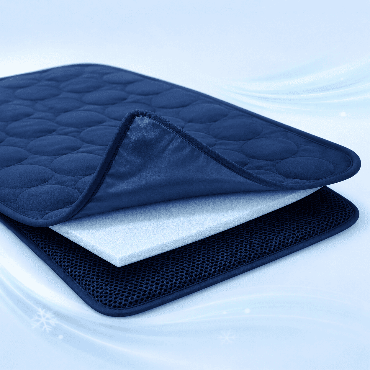 Klynein Cooling Mat triple-layer ice-silk cutaway