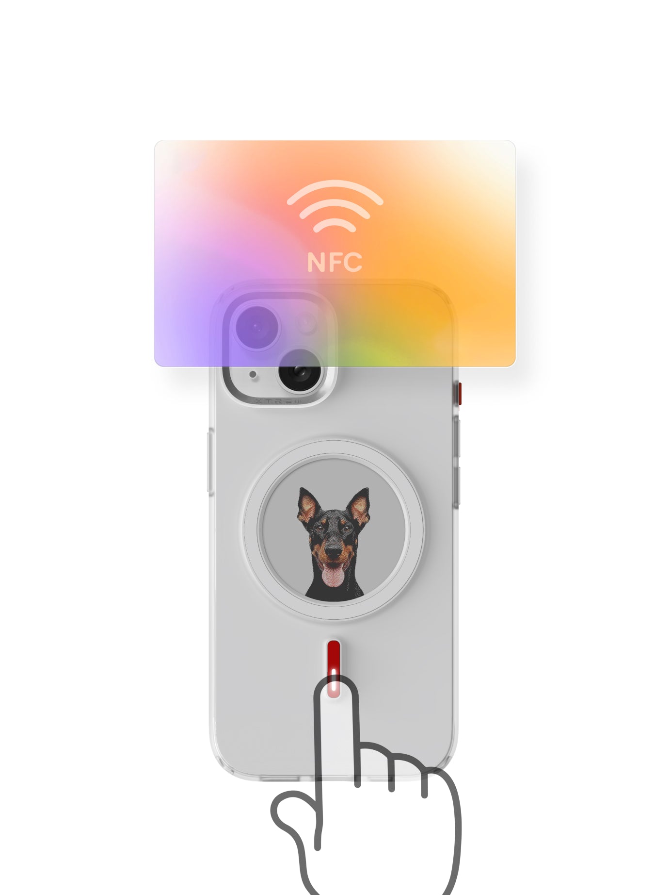 Klynein™ phone case with a screen you can change anytime