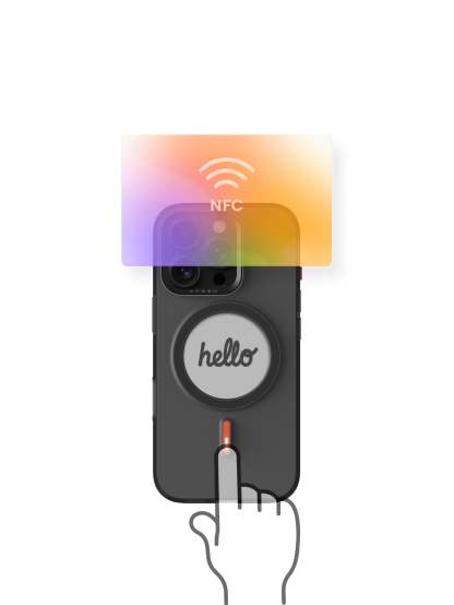 Klynein™ phone case with a screen you can change anytime