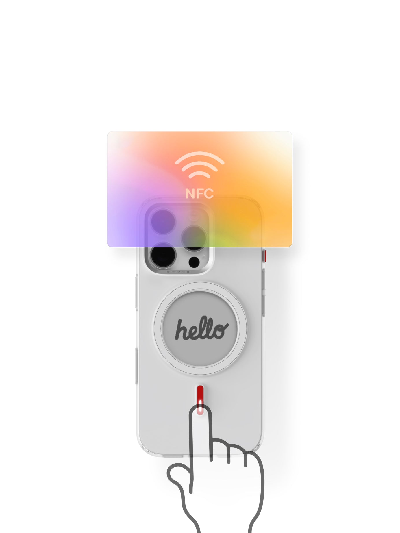 Klynein™ phone case with a screen you can change anytime