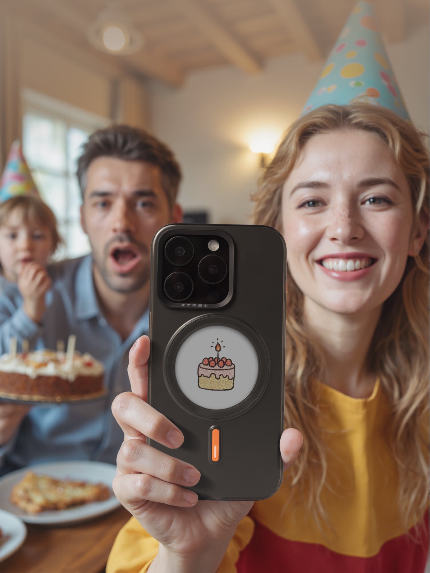 Klynein™ phone case with a screen you can change anytime