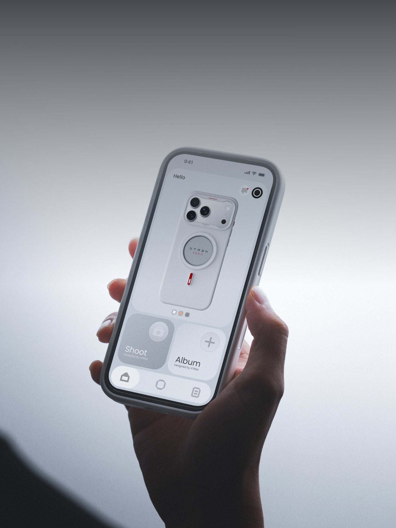 Klynein™ phone case with a screen you can change anytime