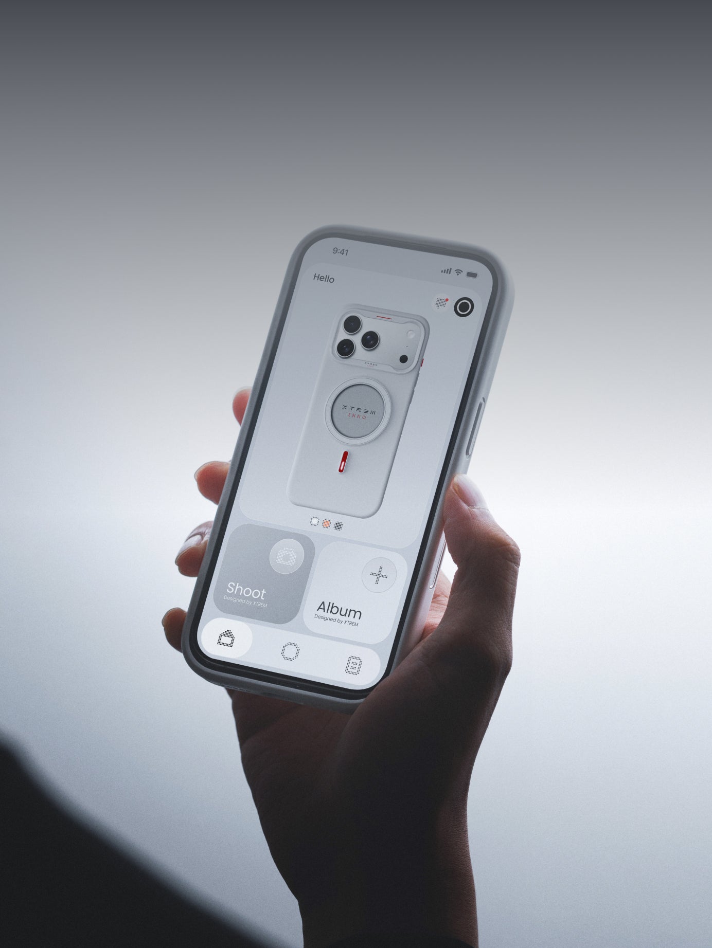 Klynein™ phone case with a screen you can change anytime