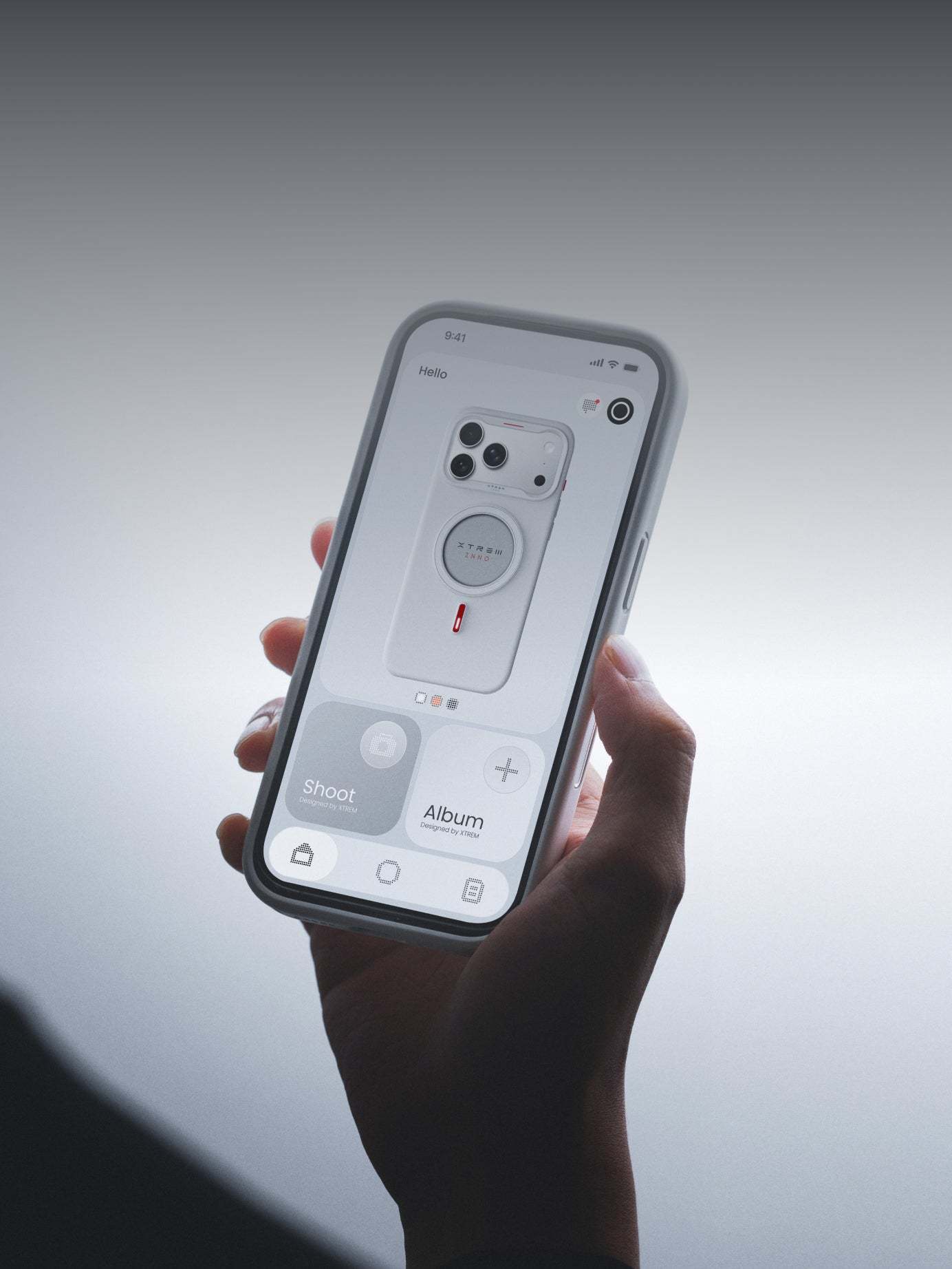 Klynein™ phone case with a screen you can change anytime