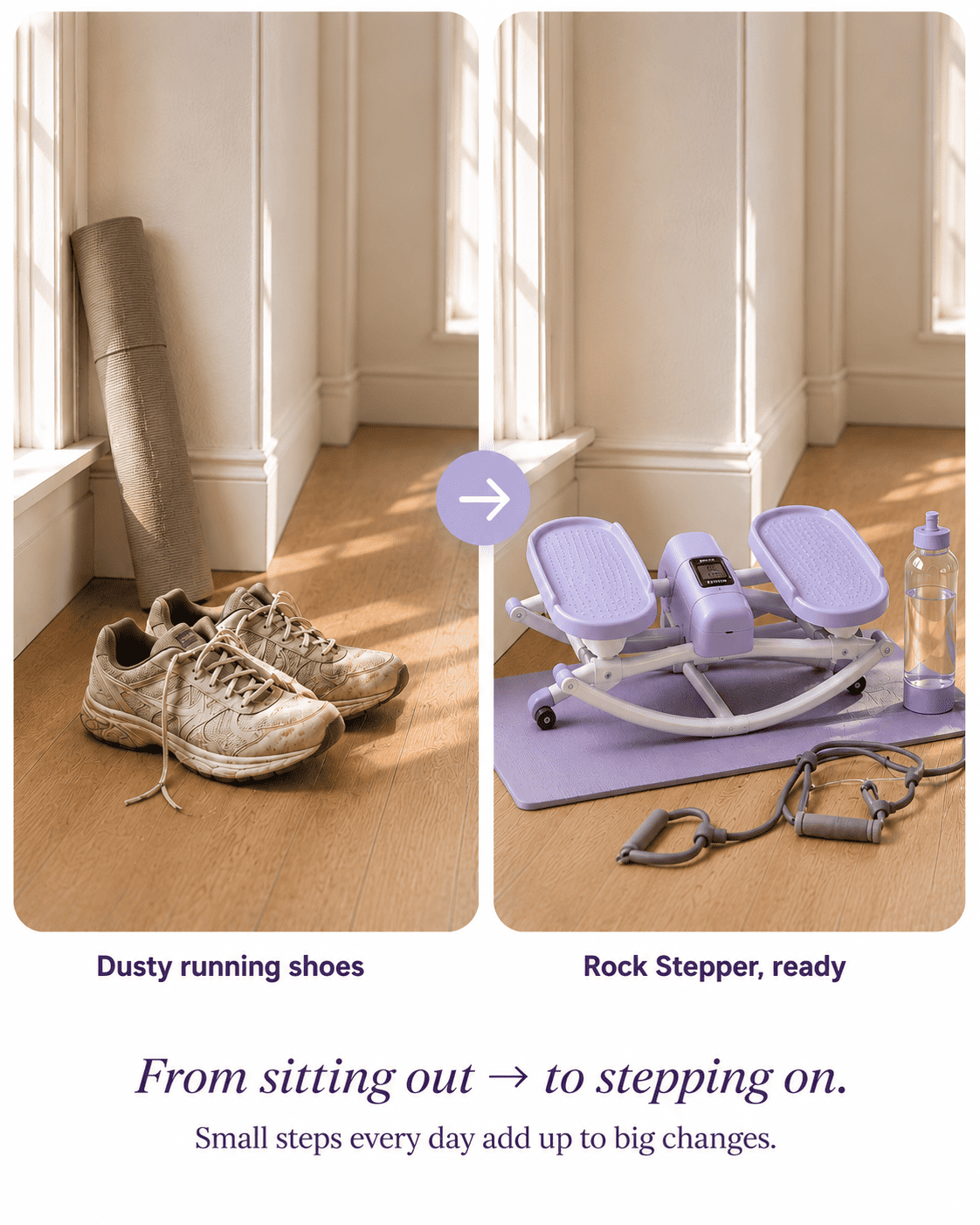 From sitting out to stepping on - mobile view