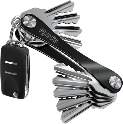 klynein Classic Carbon Fiber 3k | Original Compact Key Organizer | Holds Up To 14 Keys
