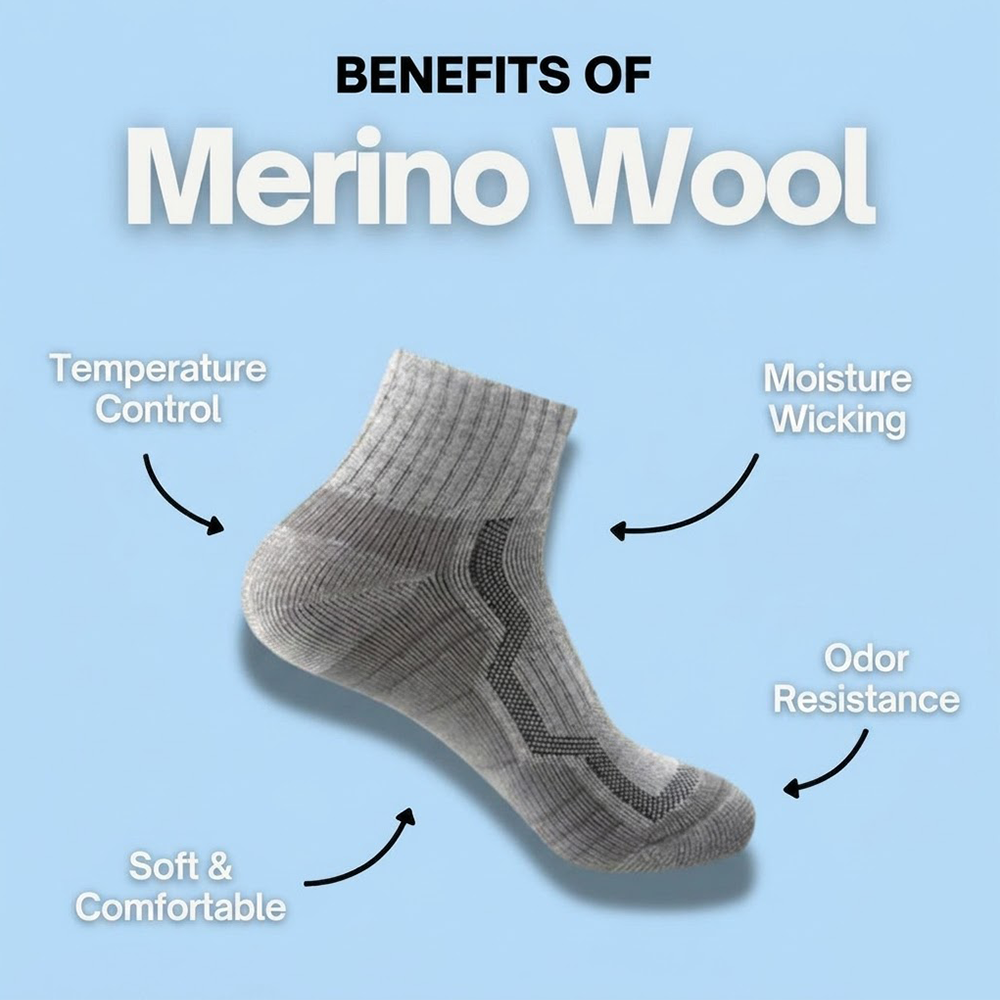 Klynein™ Merino Comfort Ankle Socks