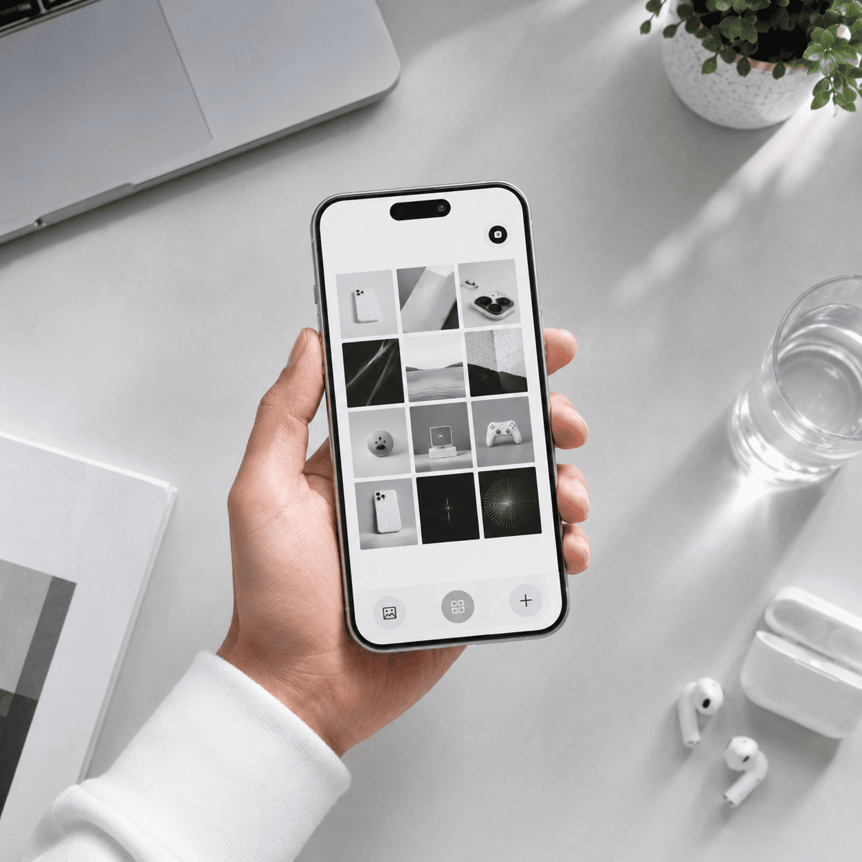 Choose your image in the Klynein app