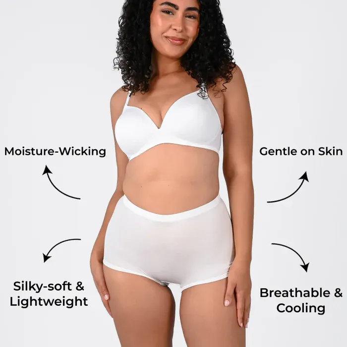 Bamboo-Fiber Ultra-Soft & Breathable Panties (Boyshort)