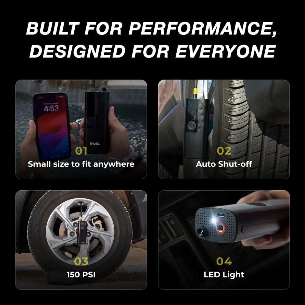  Klynein Portable Tire Inflator