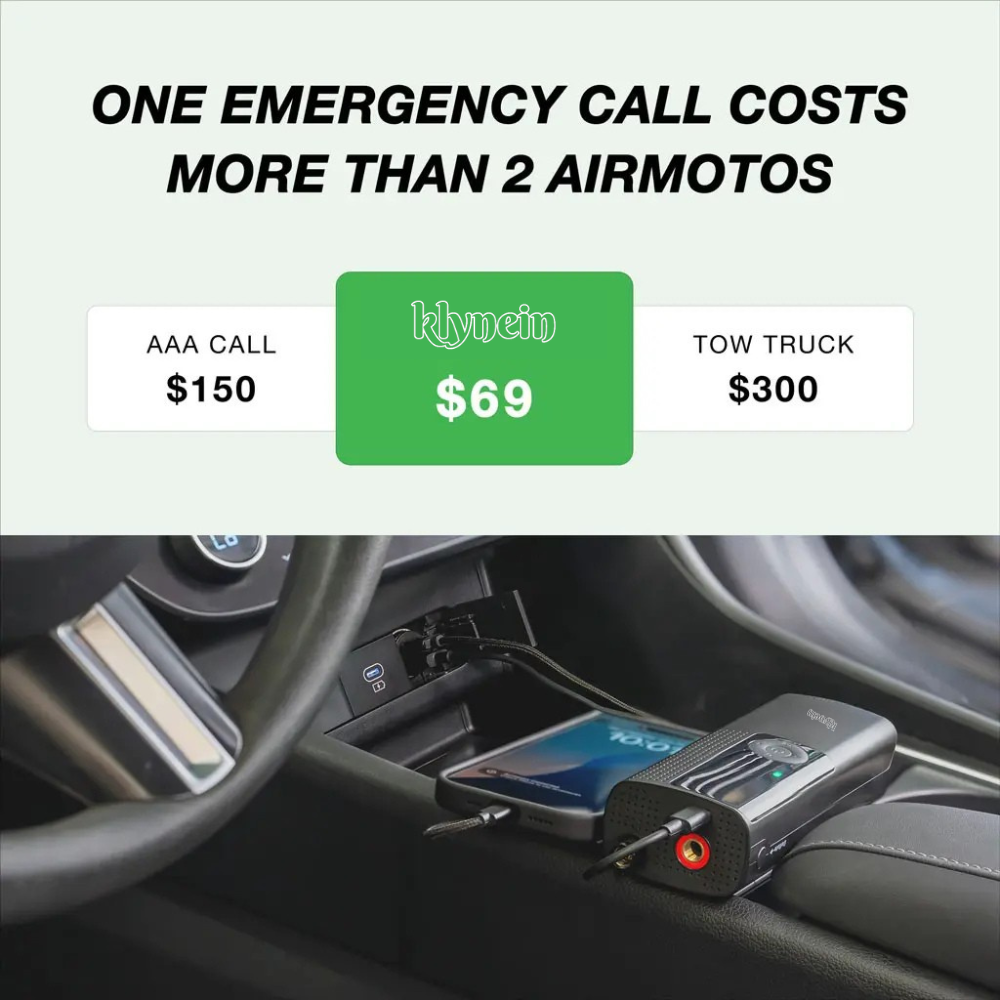  Klynein Portable Tire Inflator