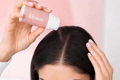 Applying Klynein hair fibres