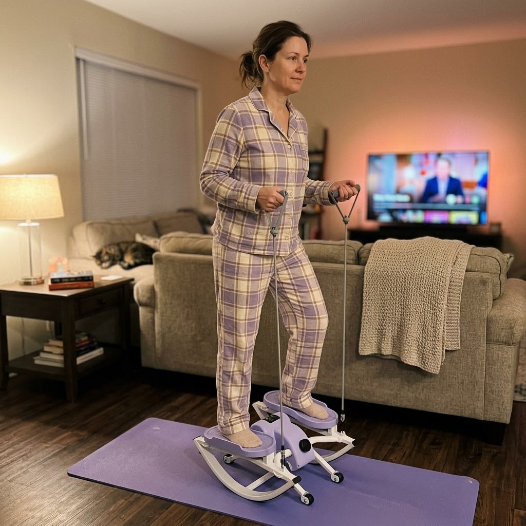 Doctor holding product
