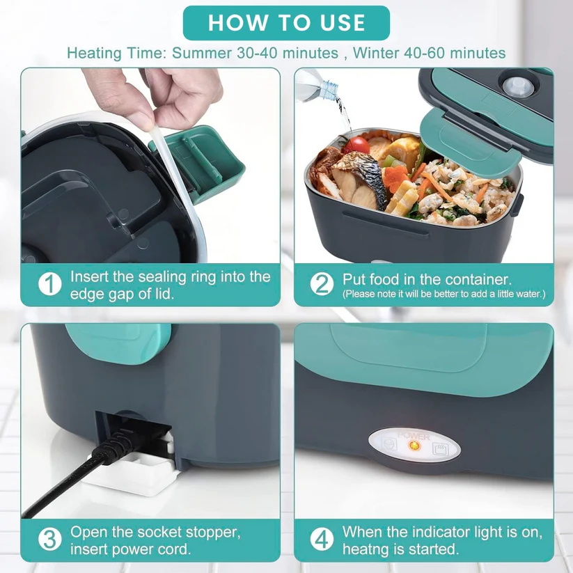 LunchBlock™ Electric Lunch Box