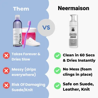 Neermaison - water-free foam shoe cleaner