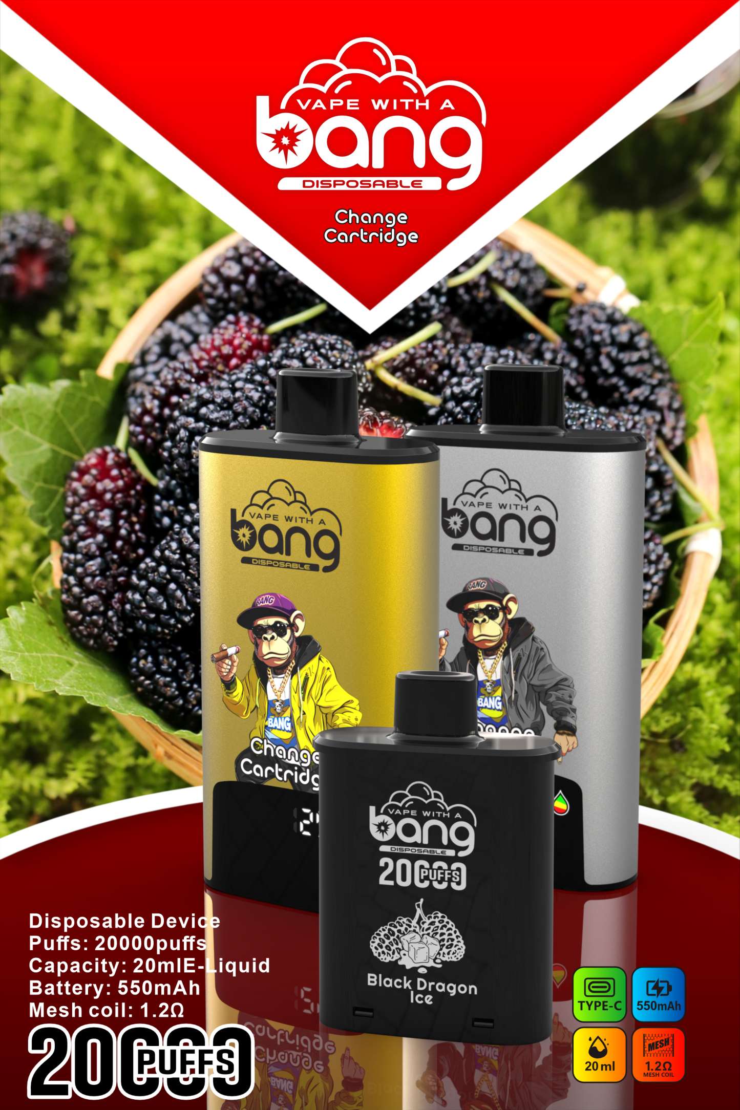 BANG 20000 puffs  DSK046 
