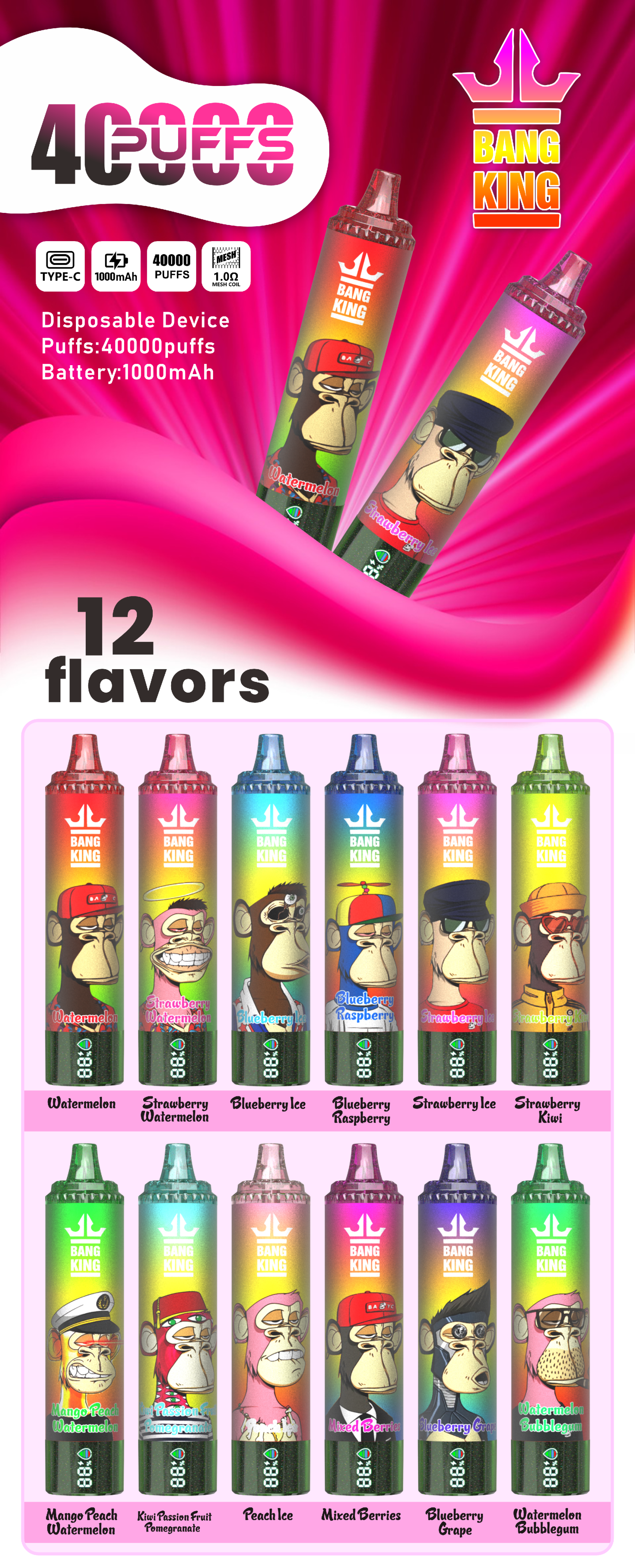 【New Arrival】Bang 40000 puffs DSK059