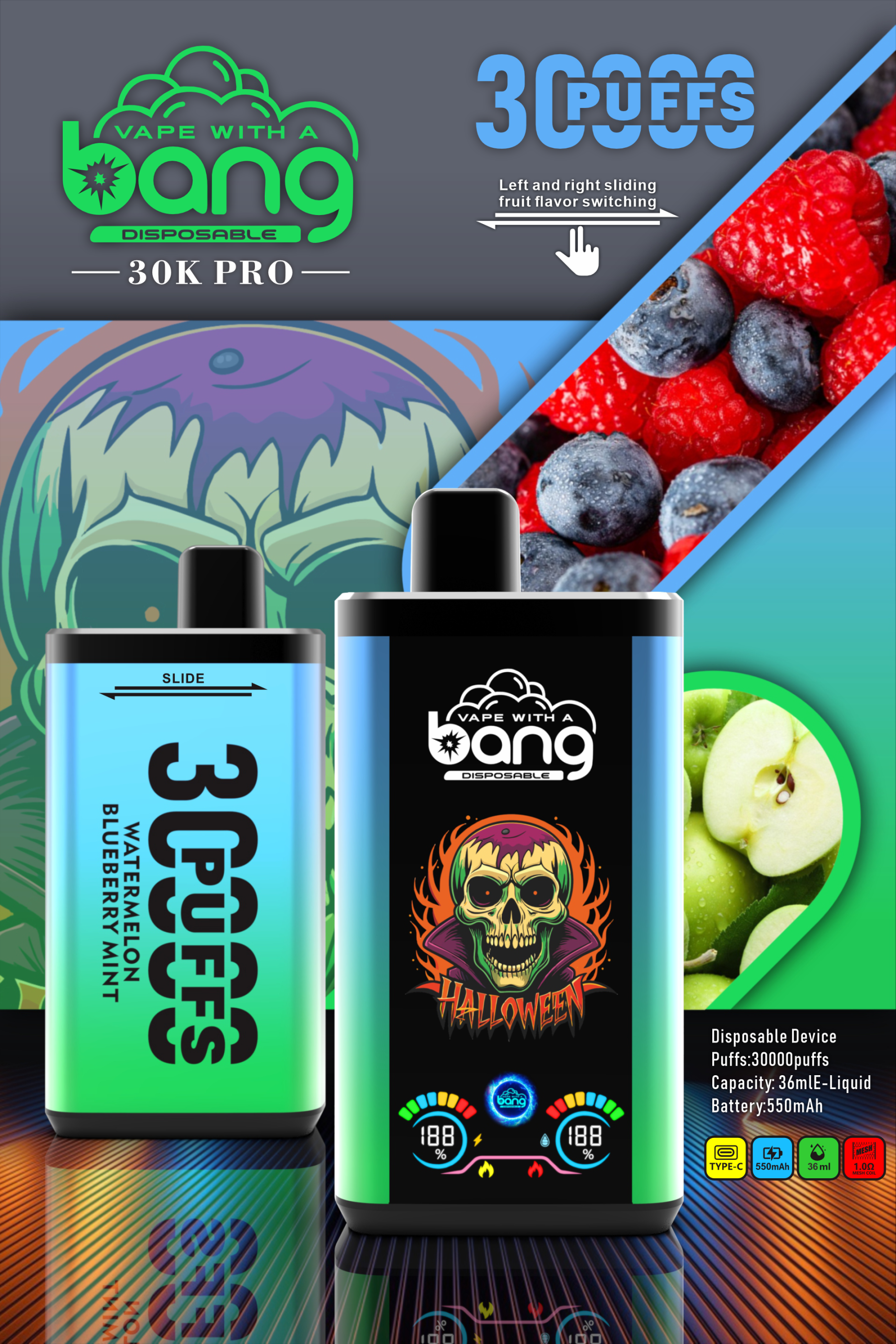 BANG 30000 PUFFS  DSK018 in stock 10pcs/set
